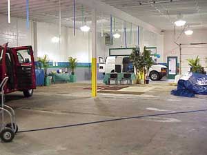 4,000 square foot indoor service garage